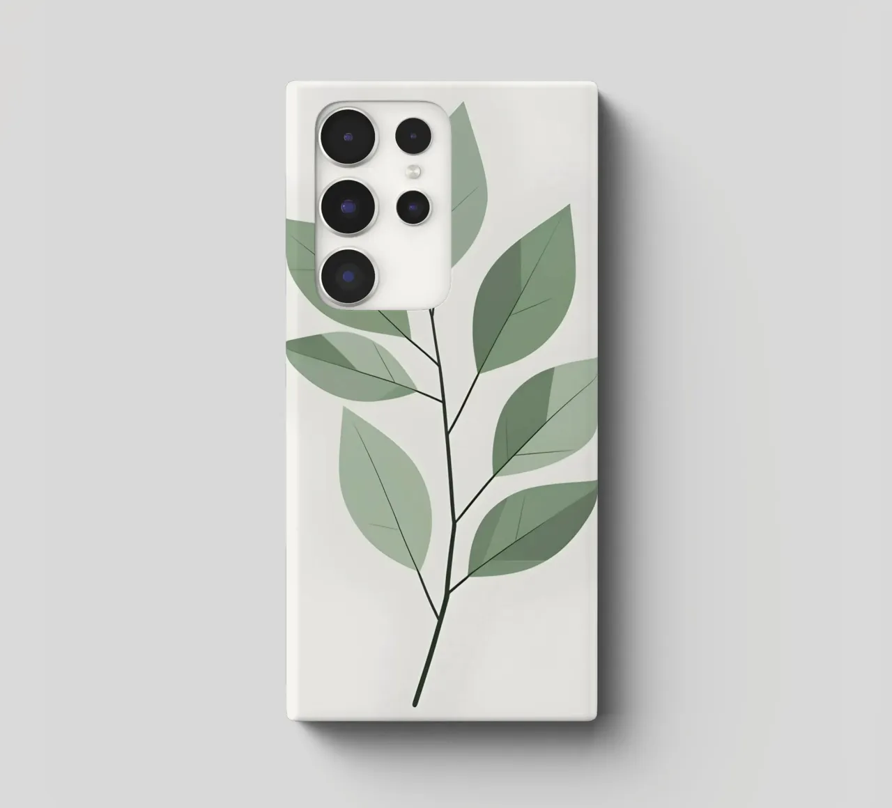 foglia vettoriale cover samsung da botanical shop