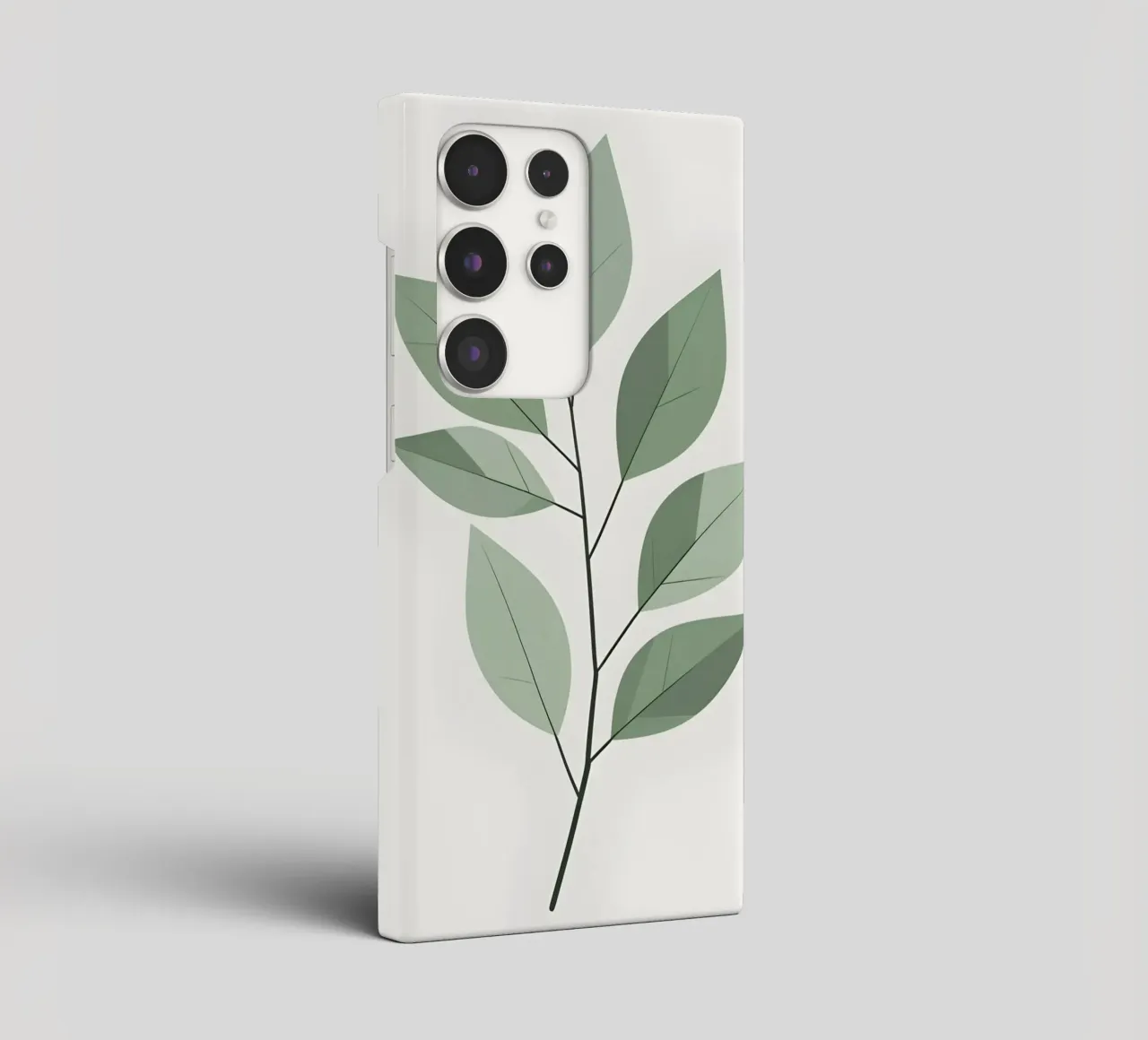 foglia vettoriale cover samsung da botanical shop