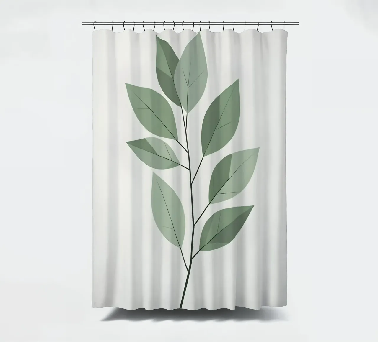 vector leaf Duschvorhang von botanical shop