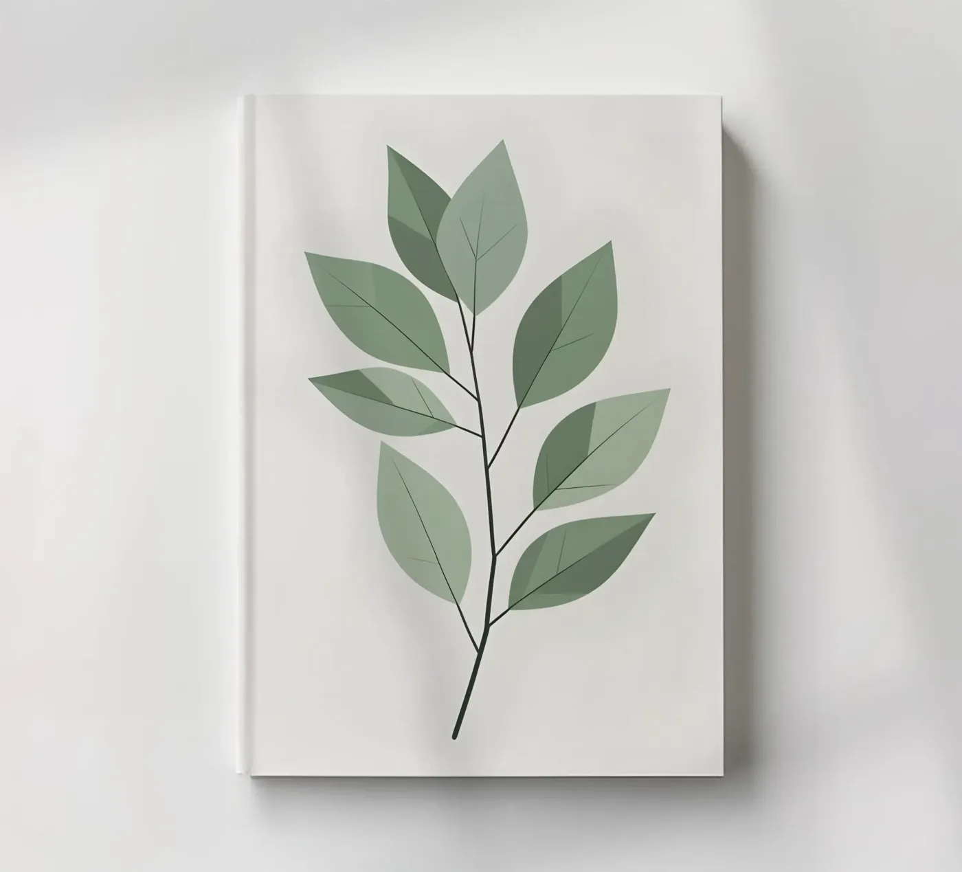 feuille vectorielle carnet de notes de botanical shop