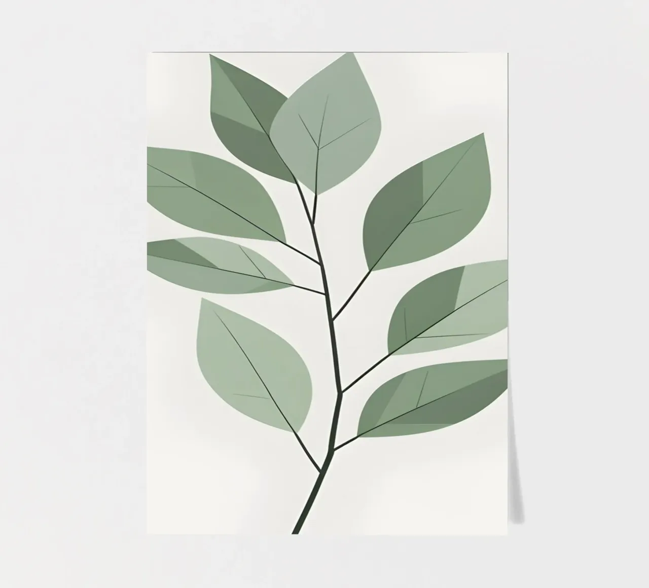 vector leaf sticker sheet by botanical shop