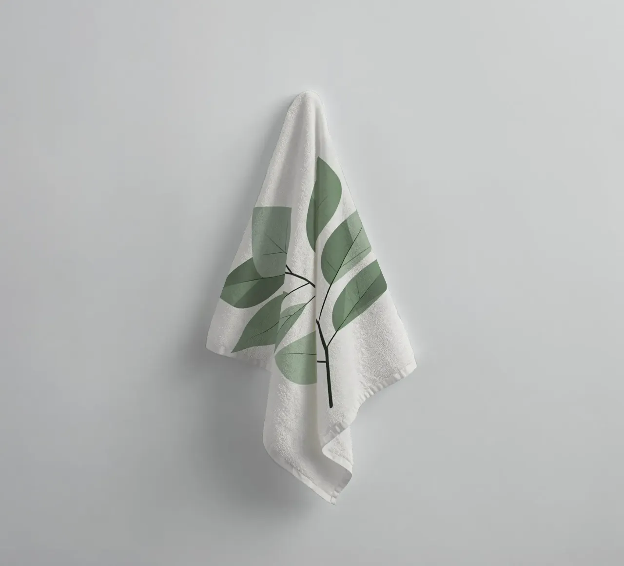 vector leaf serviette de bain de botanical shop