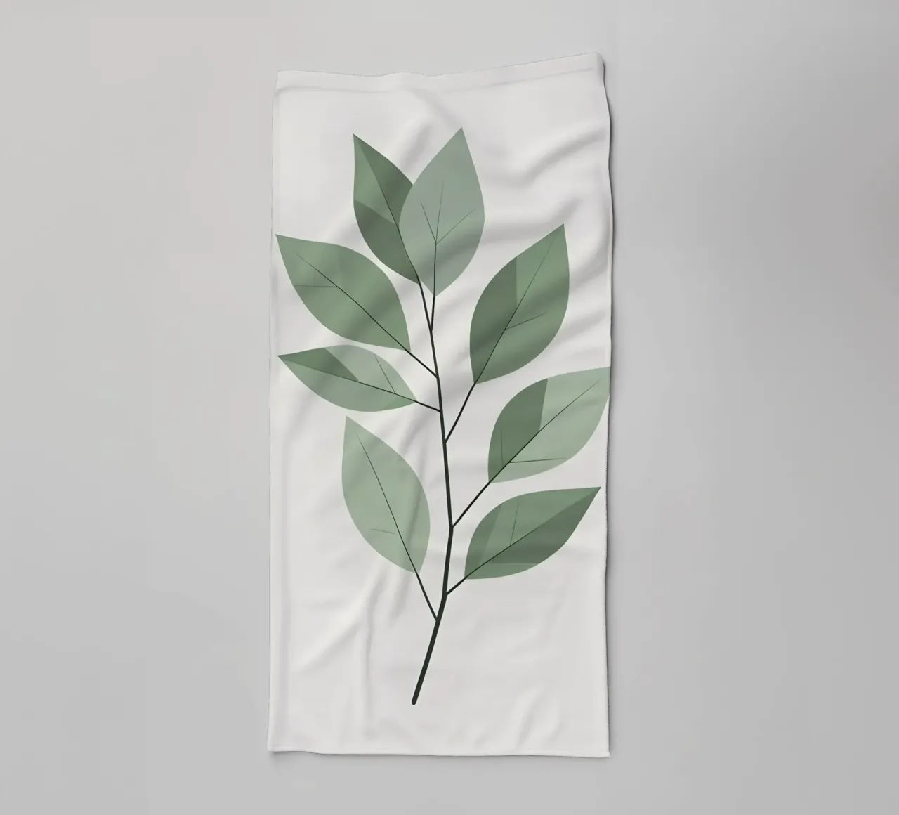 vector leaf serviette de bain de botanical shop