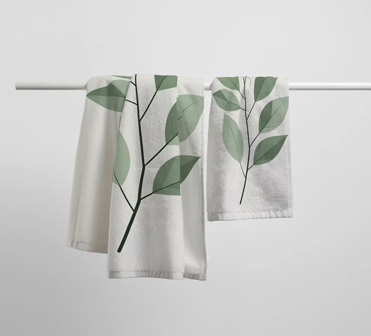 vector leaf towel by botanical shop