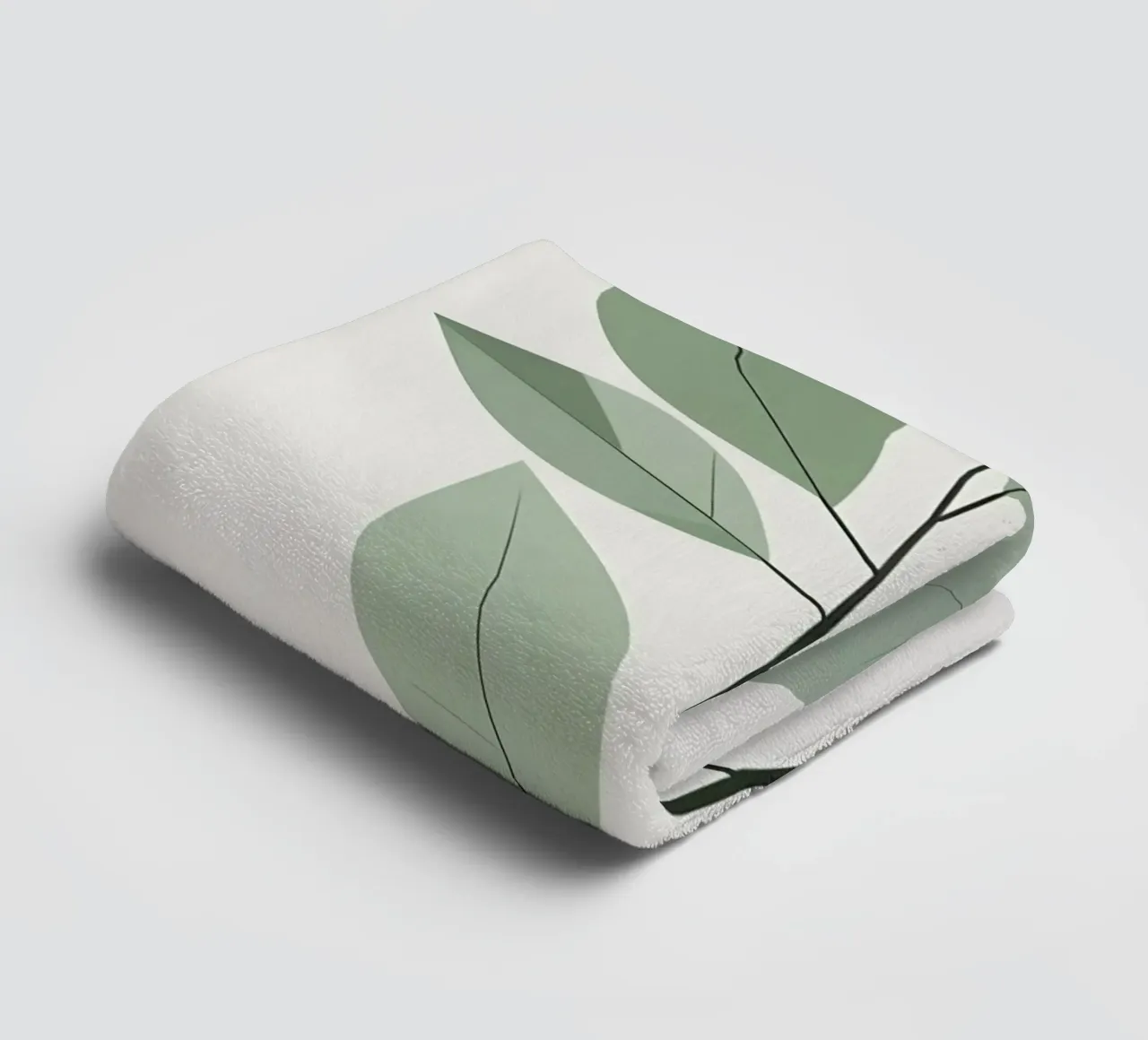 vector leaf serviette de bain de botanical shop