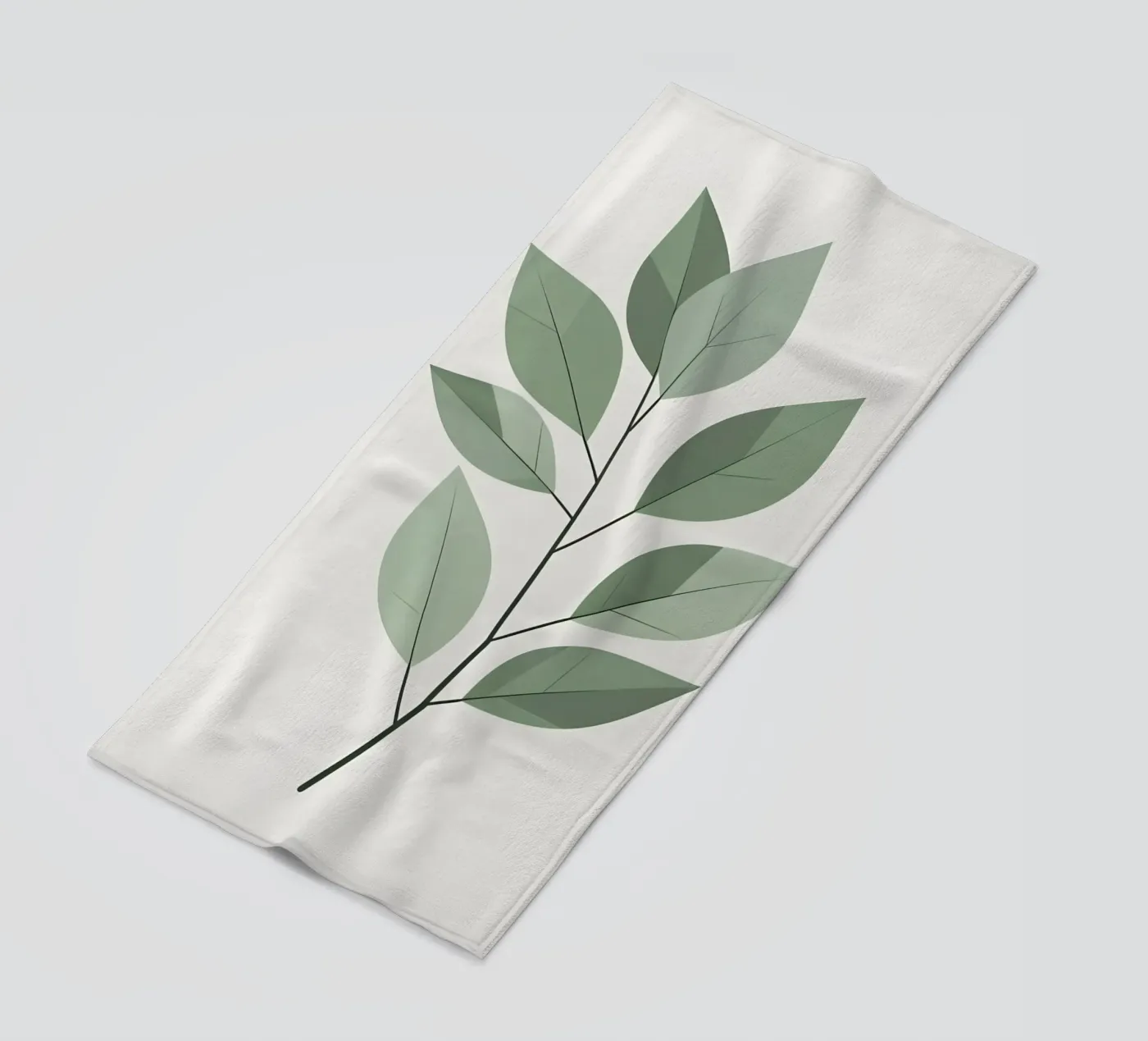vector leaf serviette de plage de botanical shop
