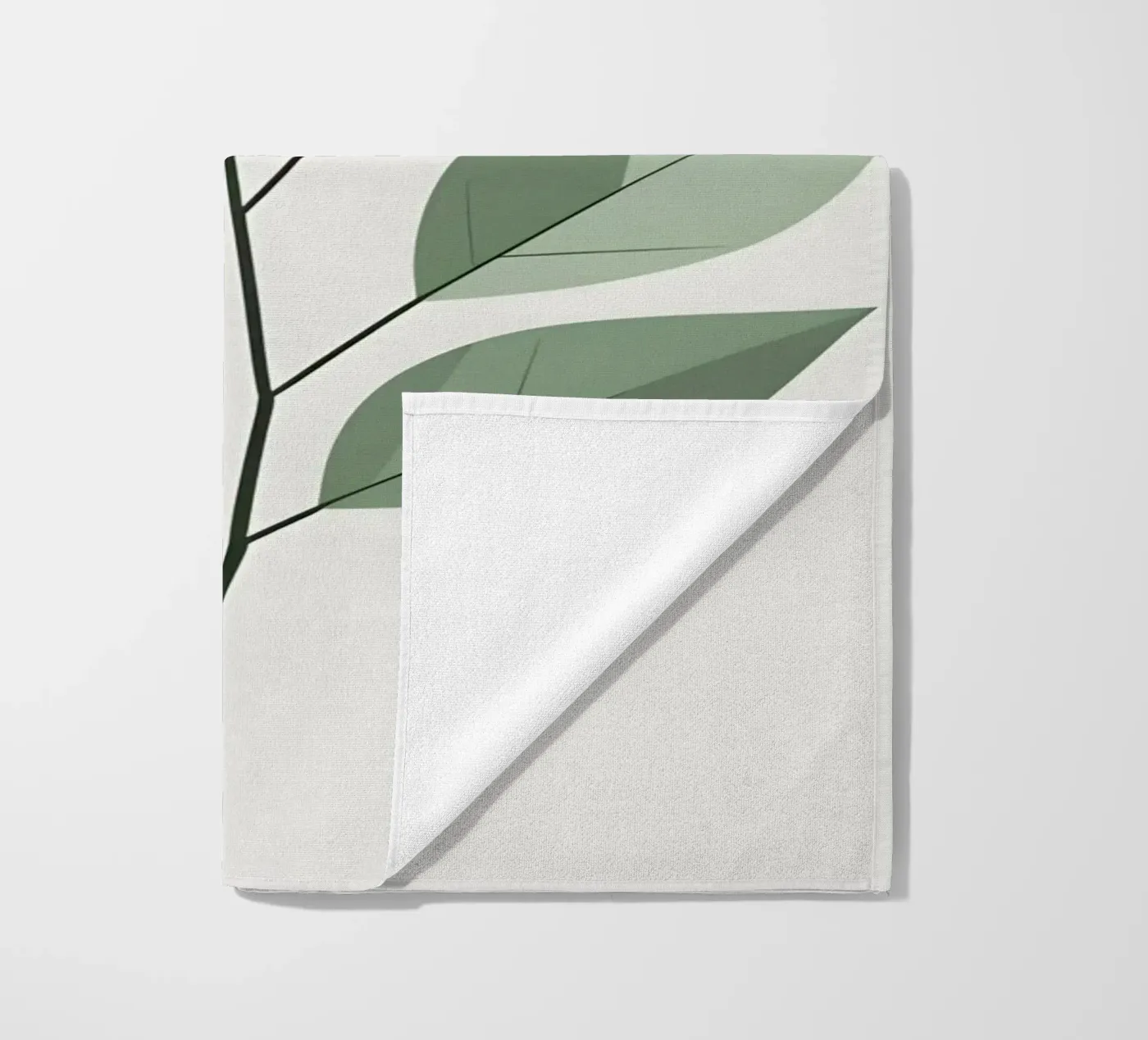 vector leaf serviette de plage de botanical shop