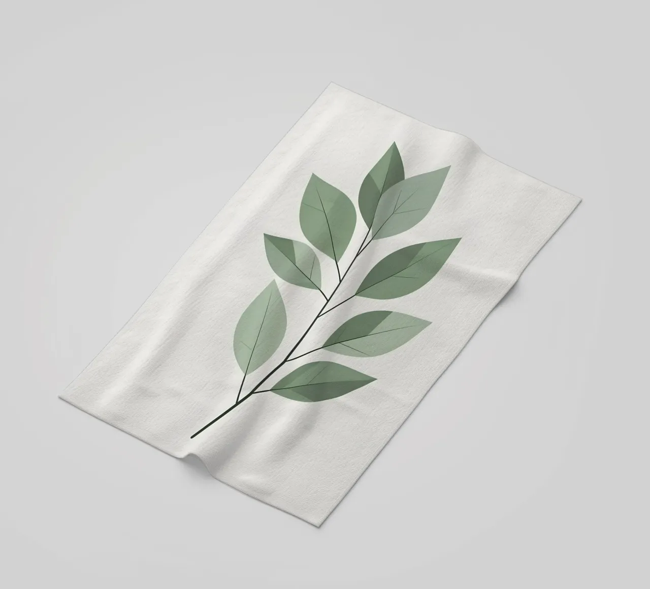 foglia vettoriale telo mare da botanical shop