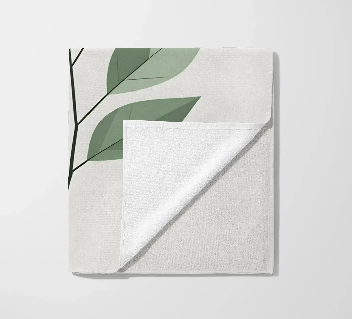 vector leaf serviette de plage de botanical shop