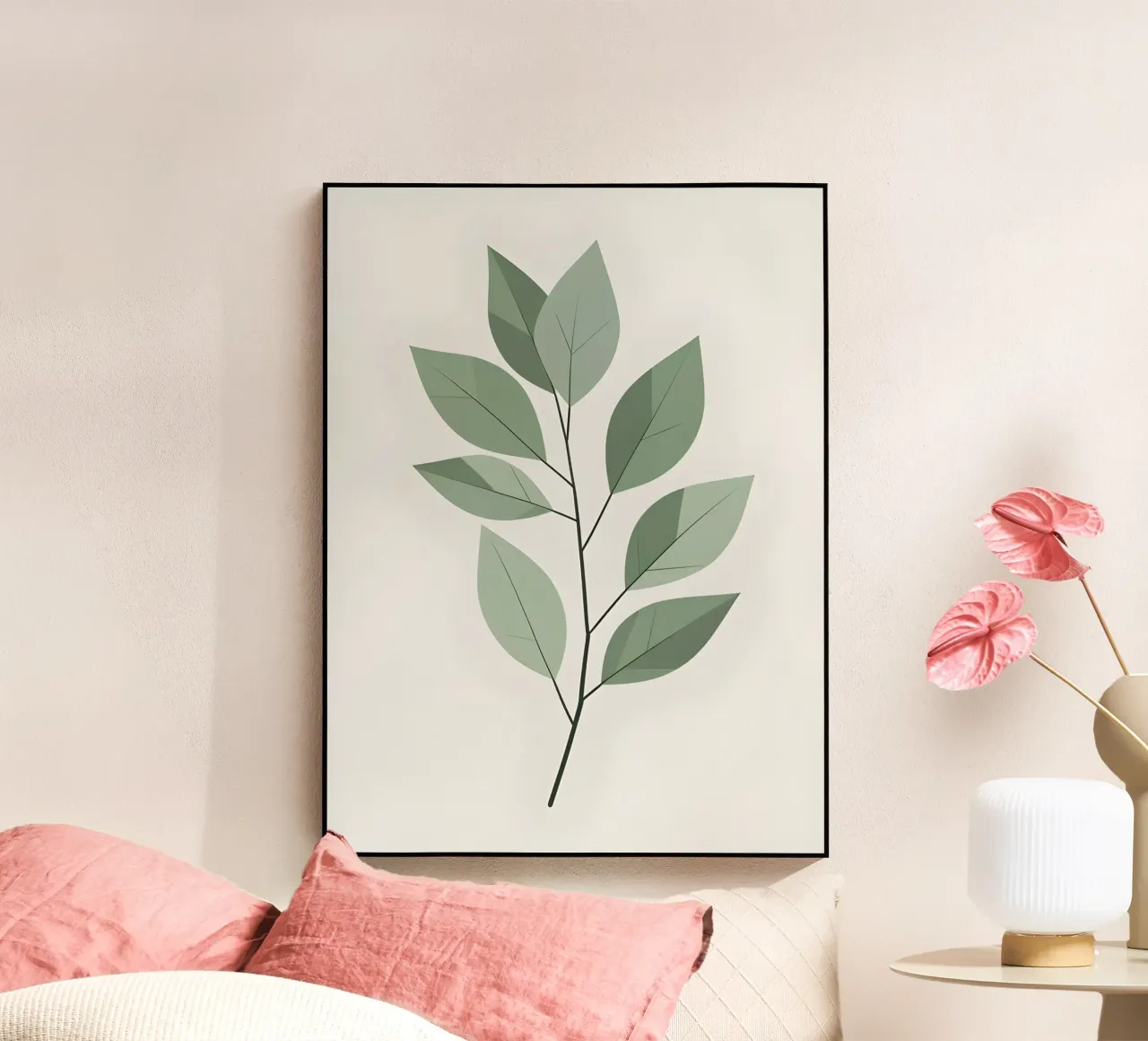 vector leaf acryl van botanical shop