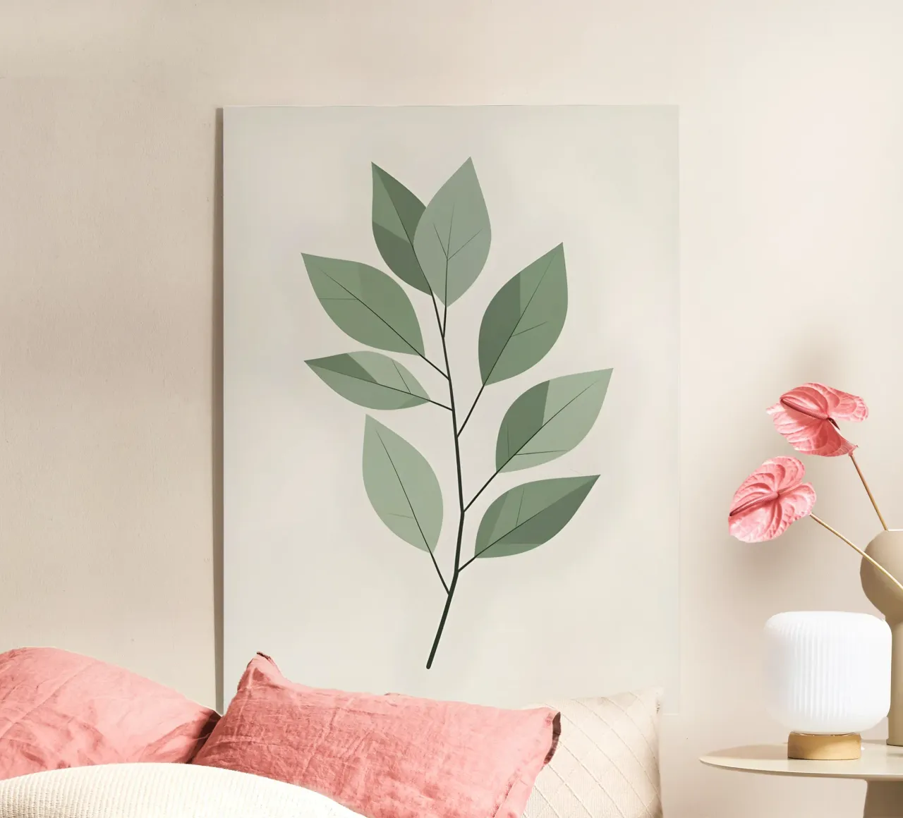 vector leaf acryl van botanical shop