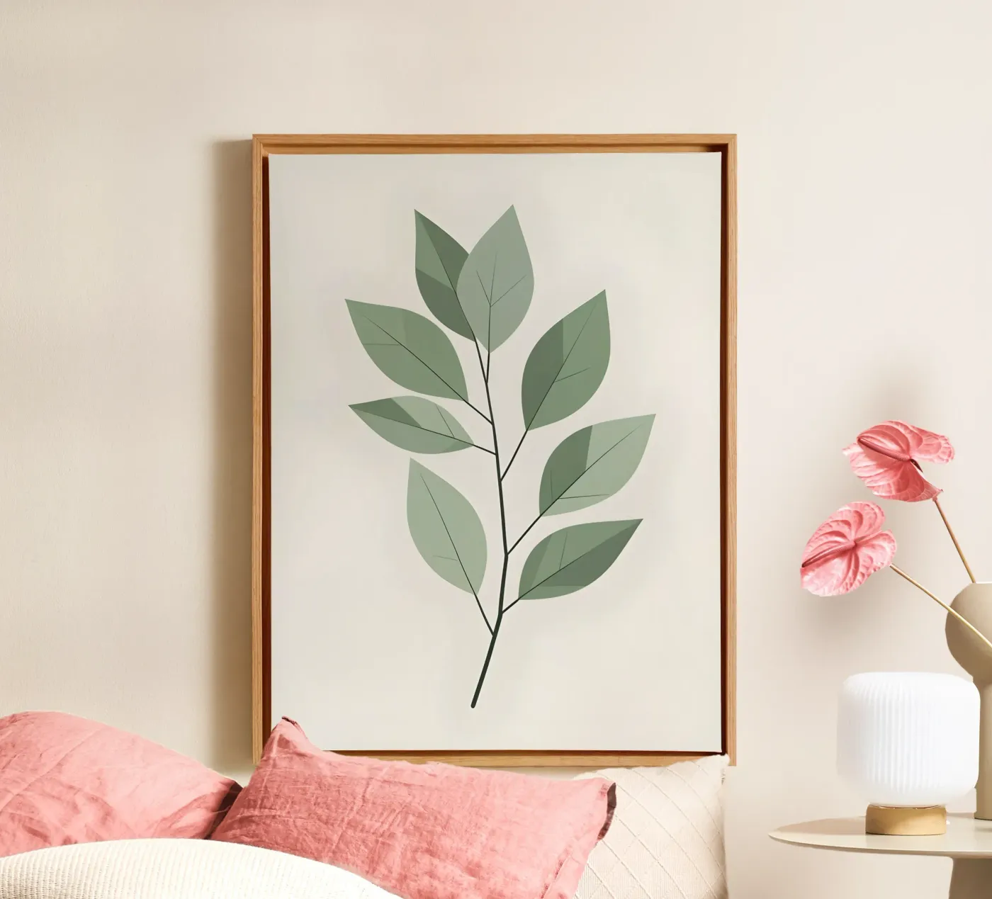 vector leaf canvas by botanical shop