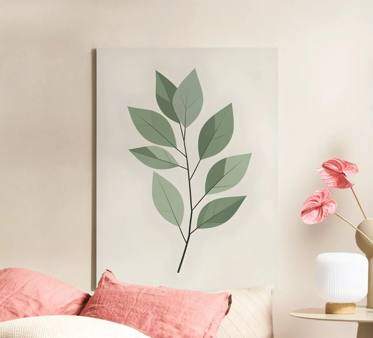 vector leaf canvas by botanical shop