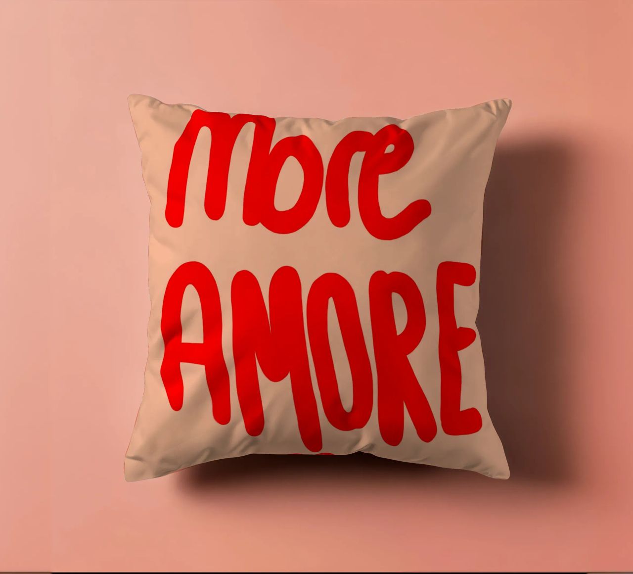 more amore decorative cushion by Hej Ibiza by Ute Arnold