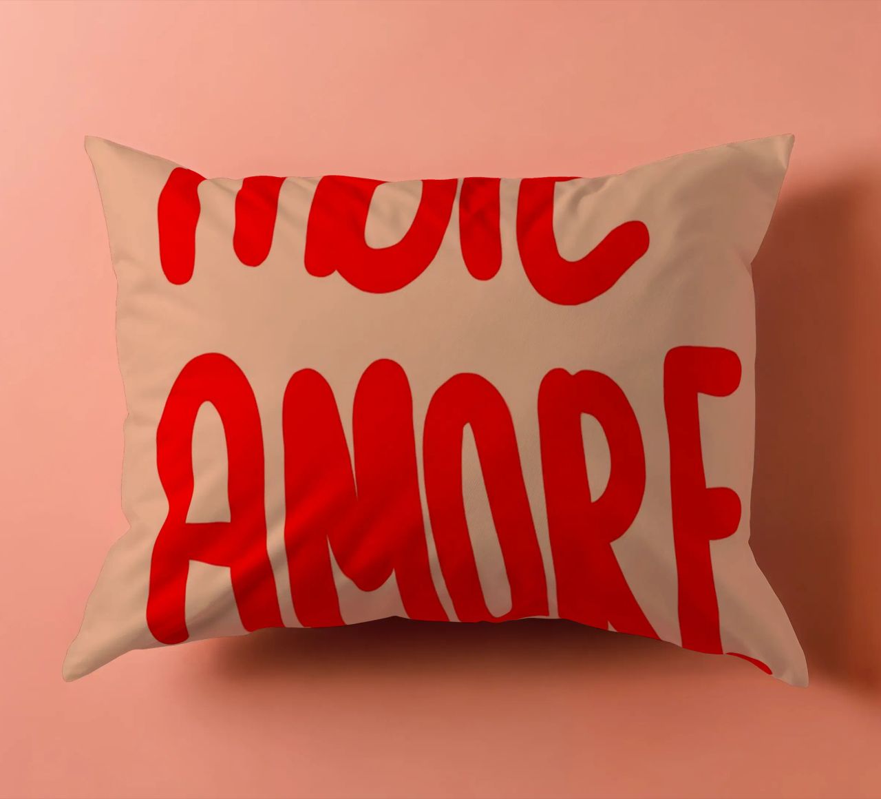 more amore decorative cushion by Hej Ibiza by Ute Arnold