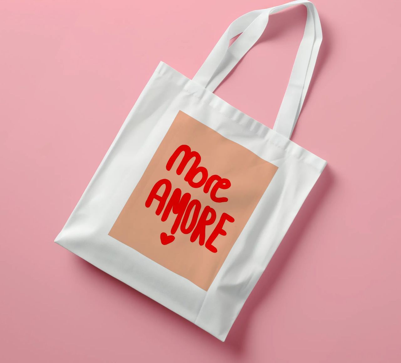 more amore tote bag by Hej Ibiza by Ute Arnold