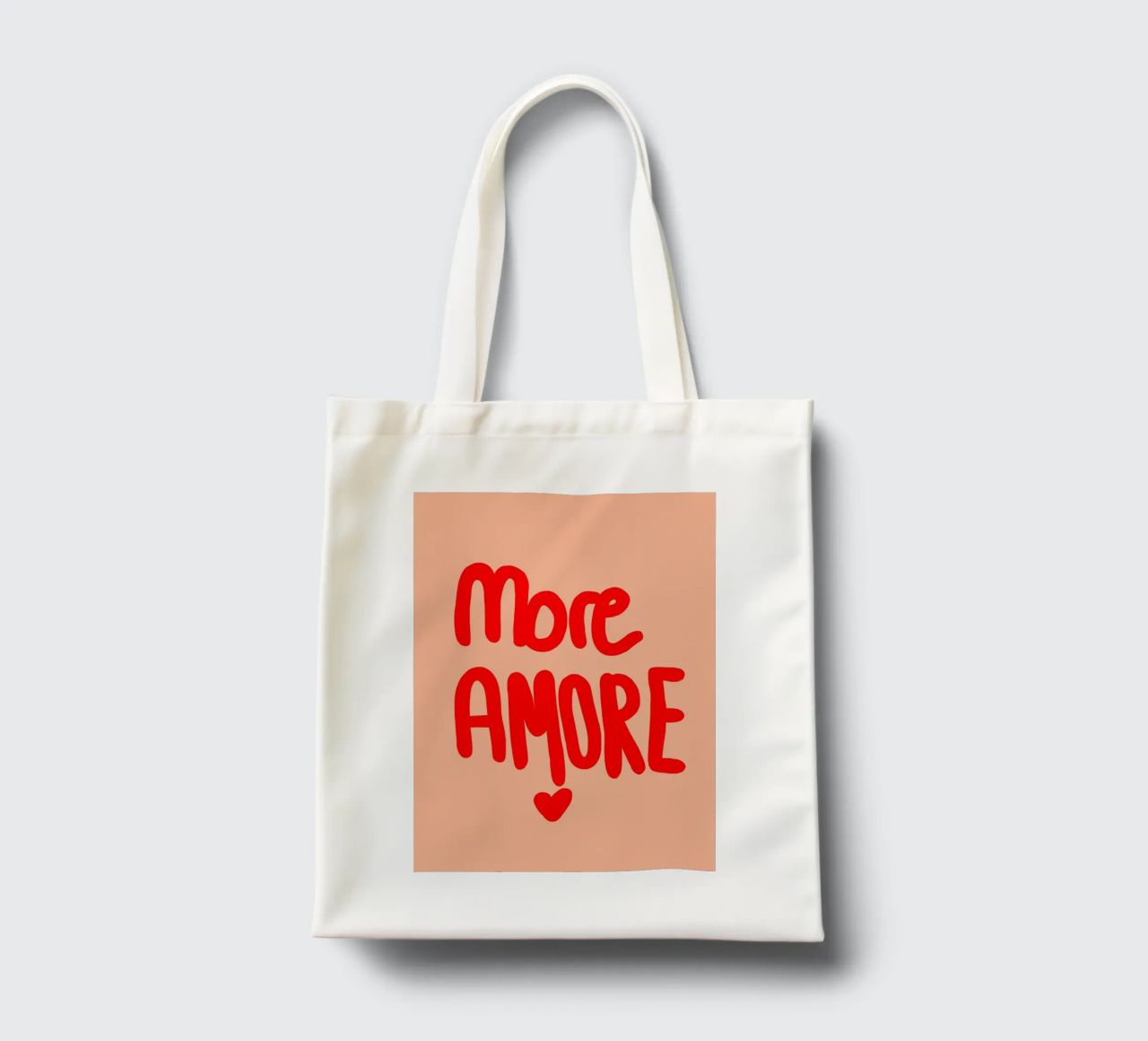 more amore tote bag by Hej Ibiza by Ute Arnold