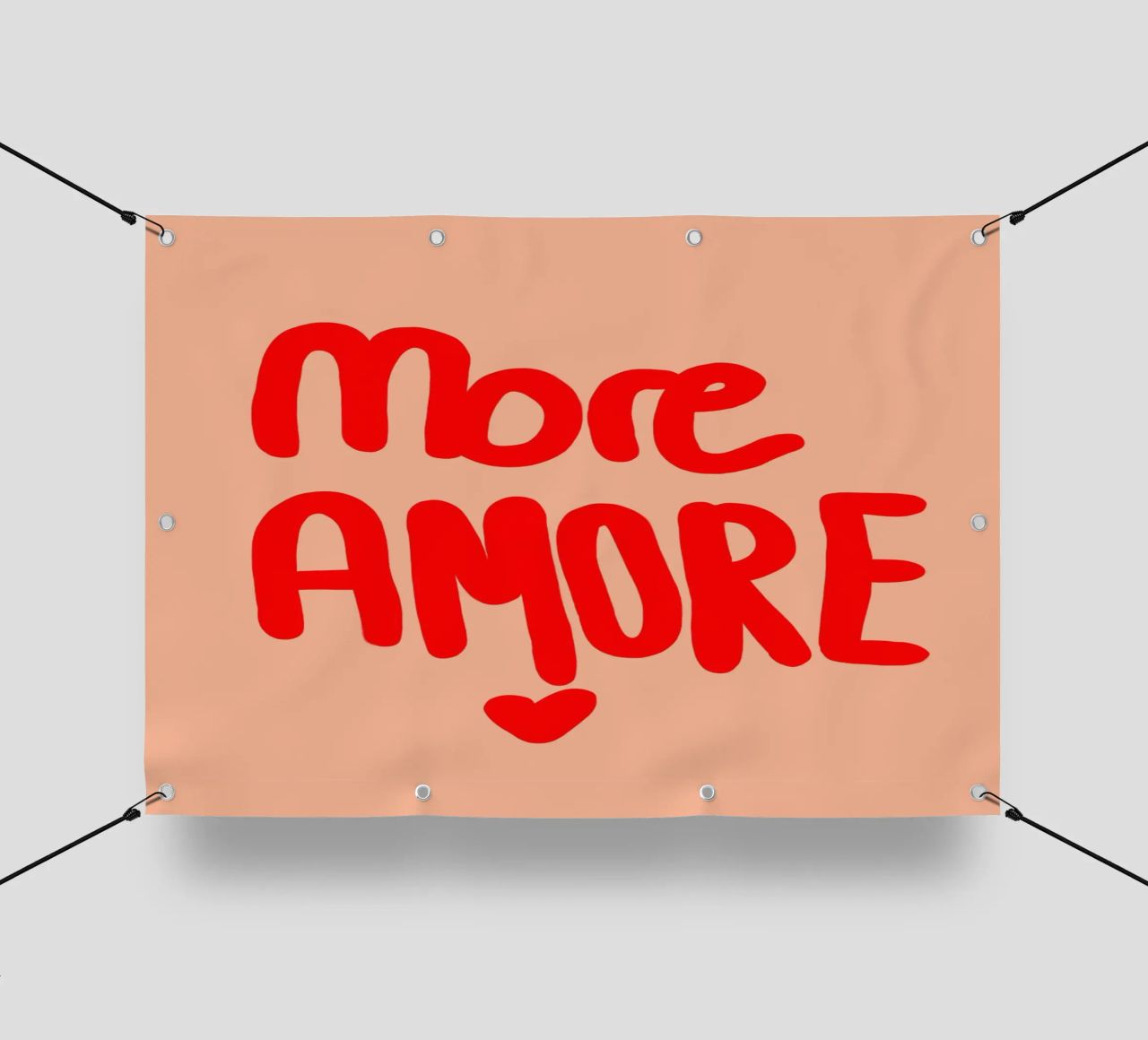 more amore telo in pvc da Hej Ibiza by Ute Arnold