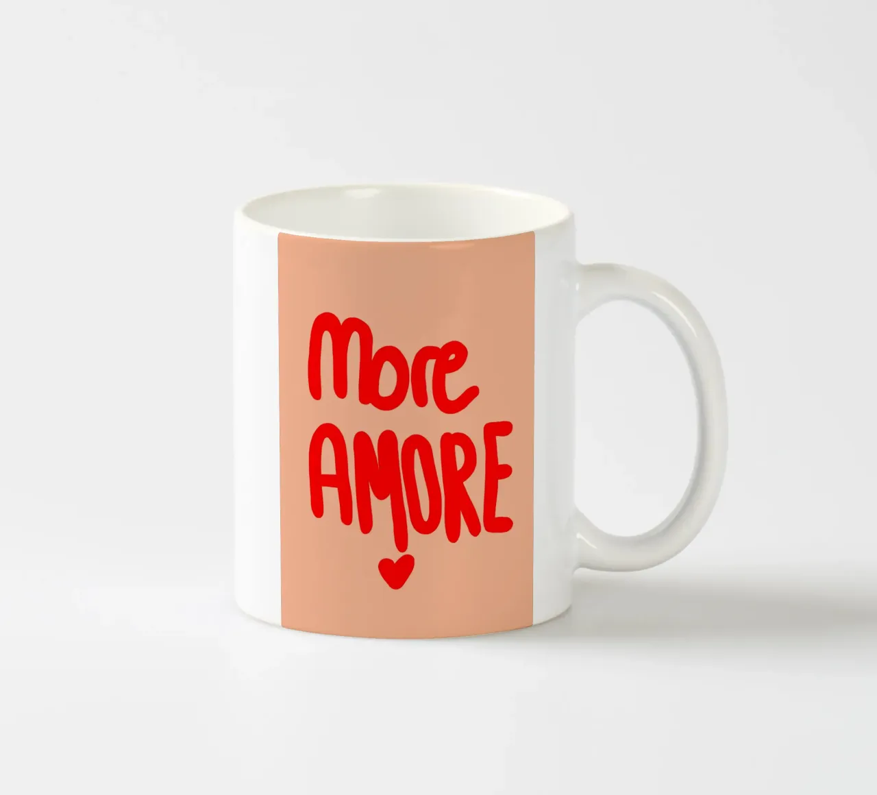 more amore ceramic mug by Hej Ibiza by Ute Arnold
