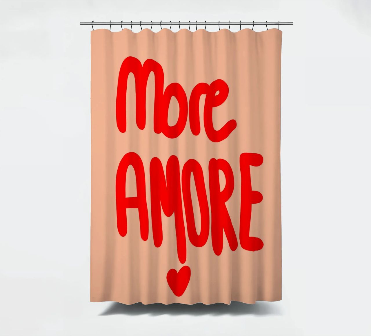 more amore Duschvorhang von Hej Ibiza by Ute Arnold