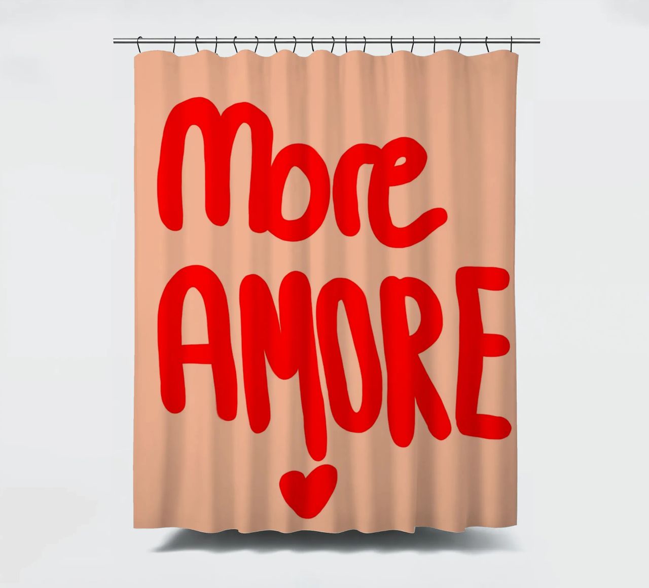 more amore Duschvorhang von Hej Ibiza by Ute Arnold