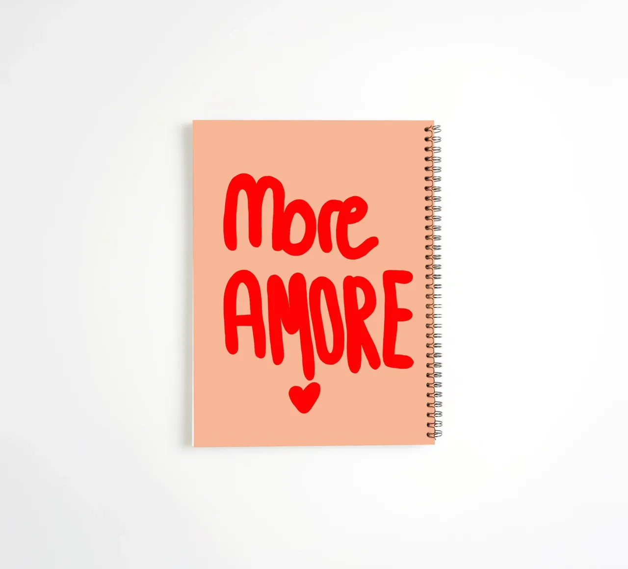 more amore notitieboek met spiraal van Hej Ibiza by Ute Arnold