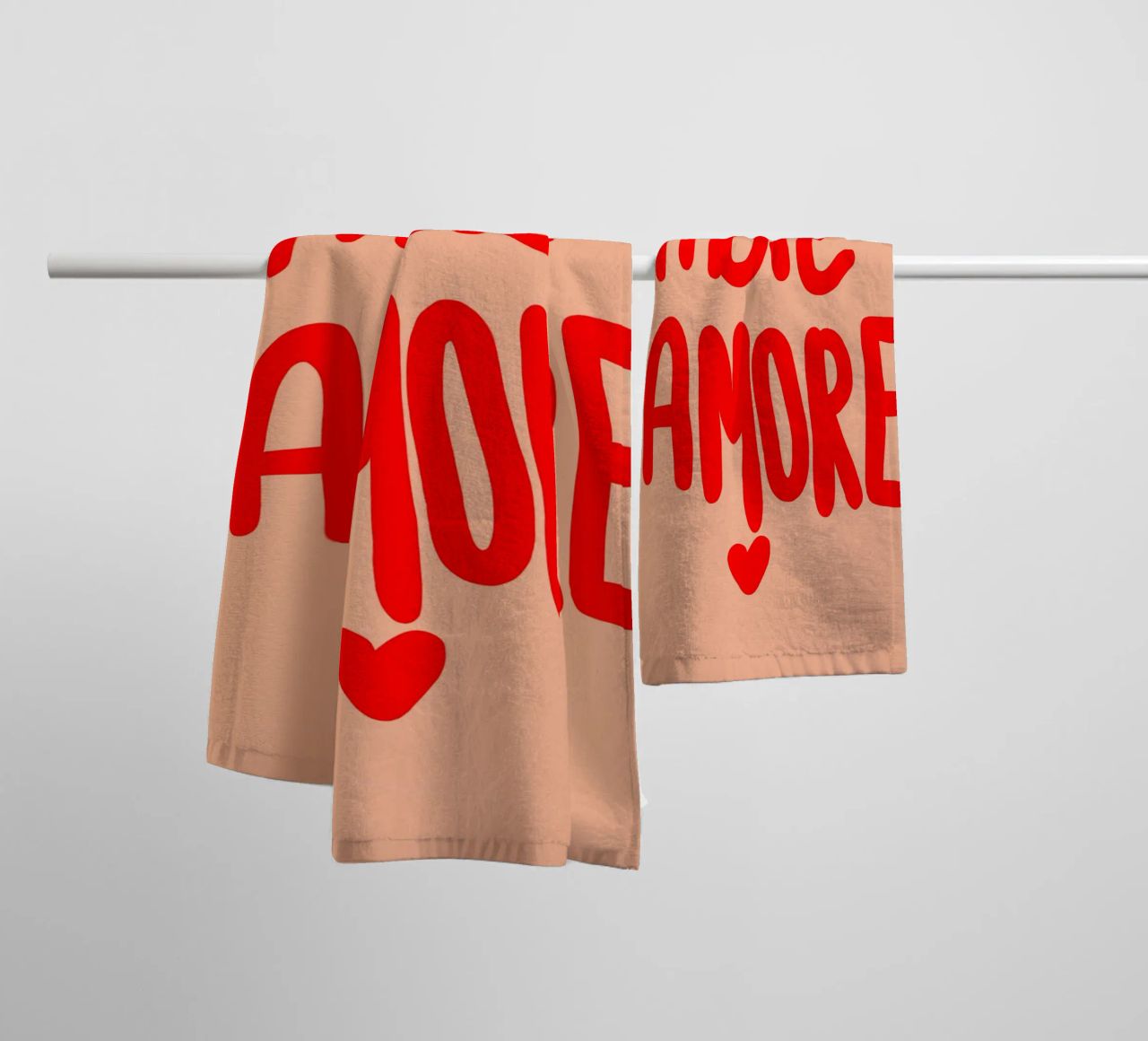 more amore Handtuch von Hej Ibiza by Ute Arnold