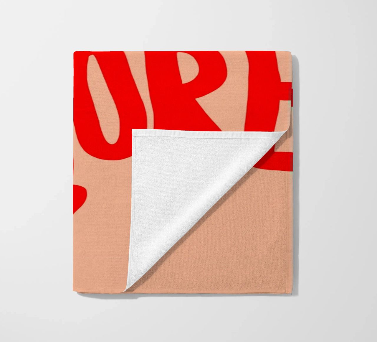 more amore beach towel by Hej Ibiza by Ute Arnold