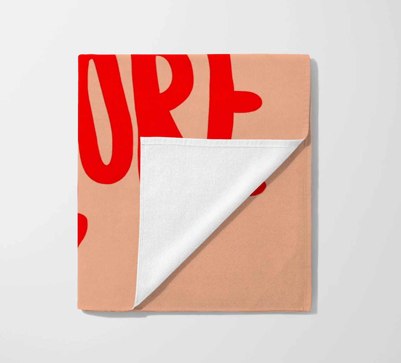 more amore beach towel by Hej Ibiza by Ute Arnold