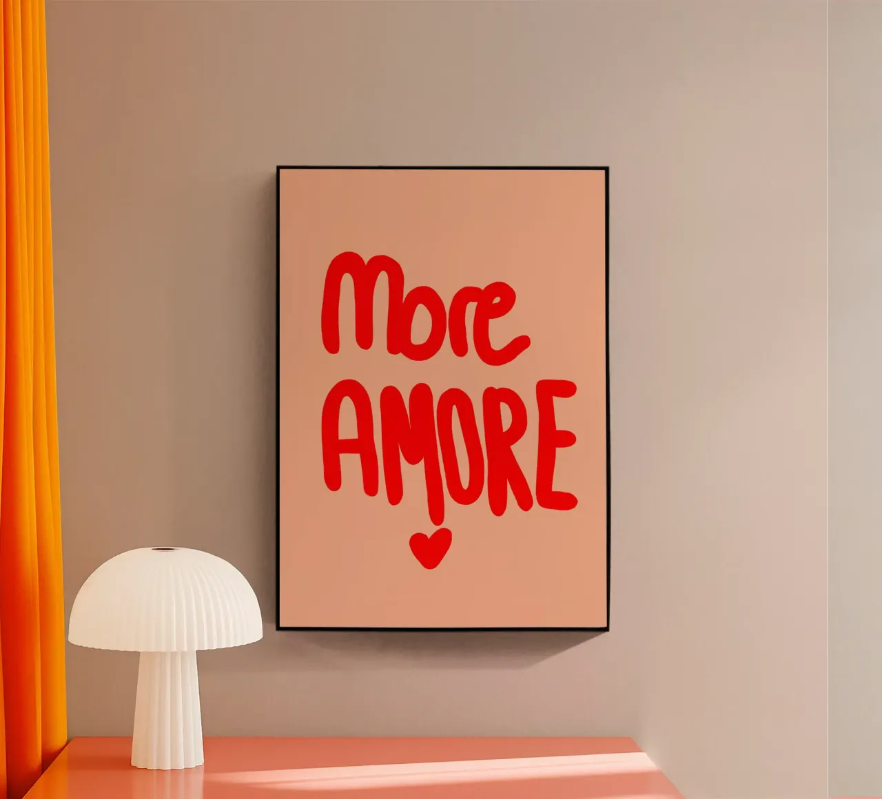 more amore plexiglass da Hej Ibiza by Ute Arnold