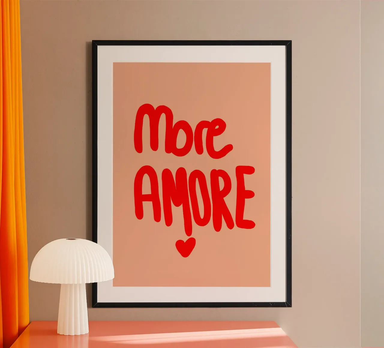 more amore poster da Hej Ibiza by Ute Arnold