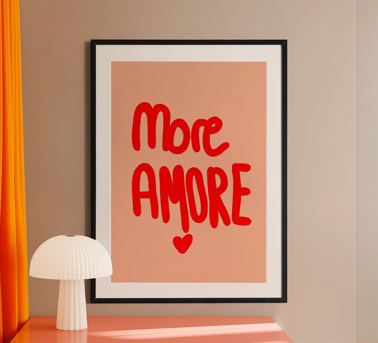 more amore Poster von Hej Ibiza by Ute Arnold