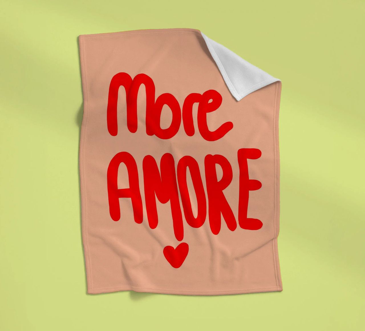 more amore Fleecedecke von Hej Ibiza by Ute Arnold
