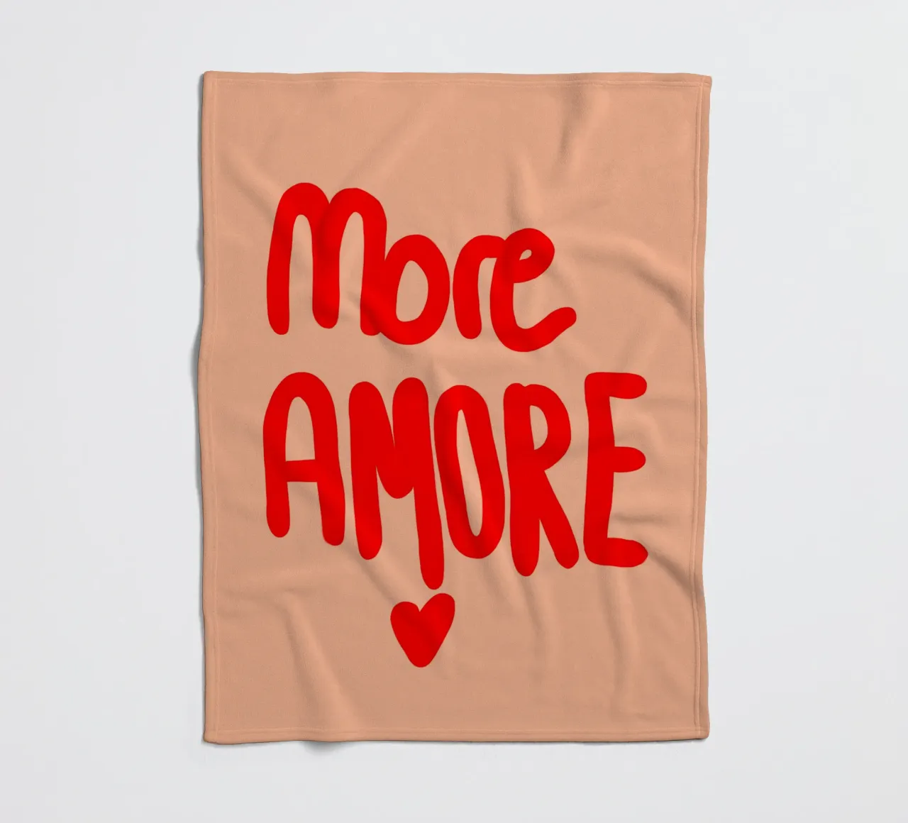 more amore coperta in pile da Hej Ibiza by Ute Arnold