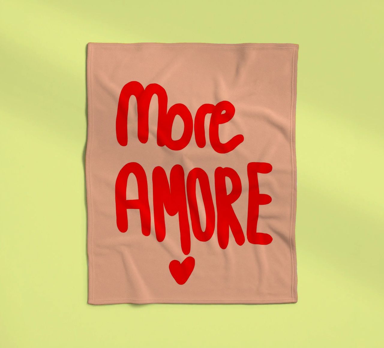 more amore Fleecedecke von Hej Ibiza by Ute Arnold