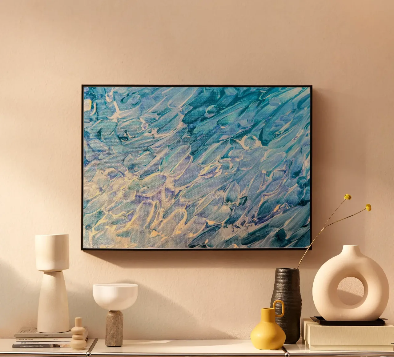 Ocean Brushstrokes plexiglass da Pia