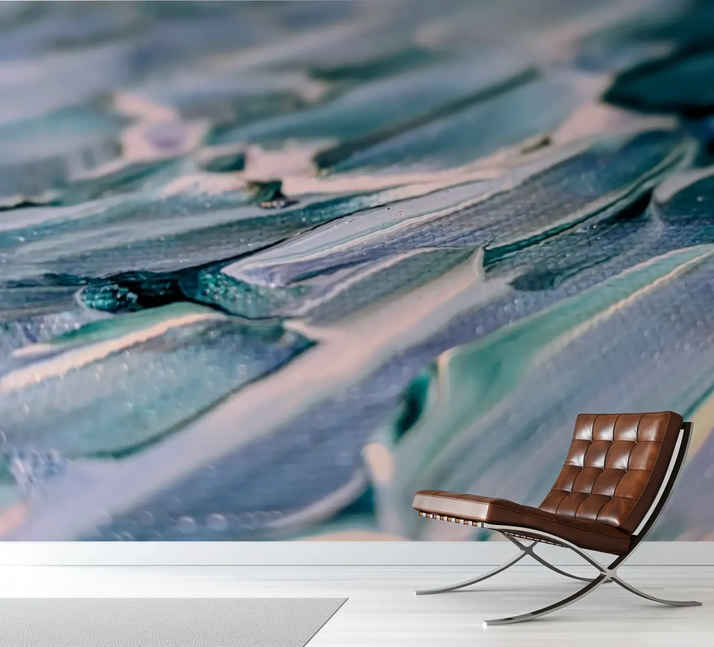 Ocean Texture fotobehang van Pia