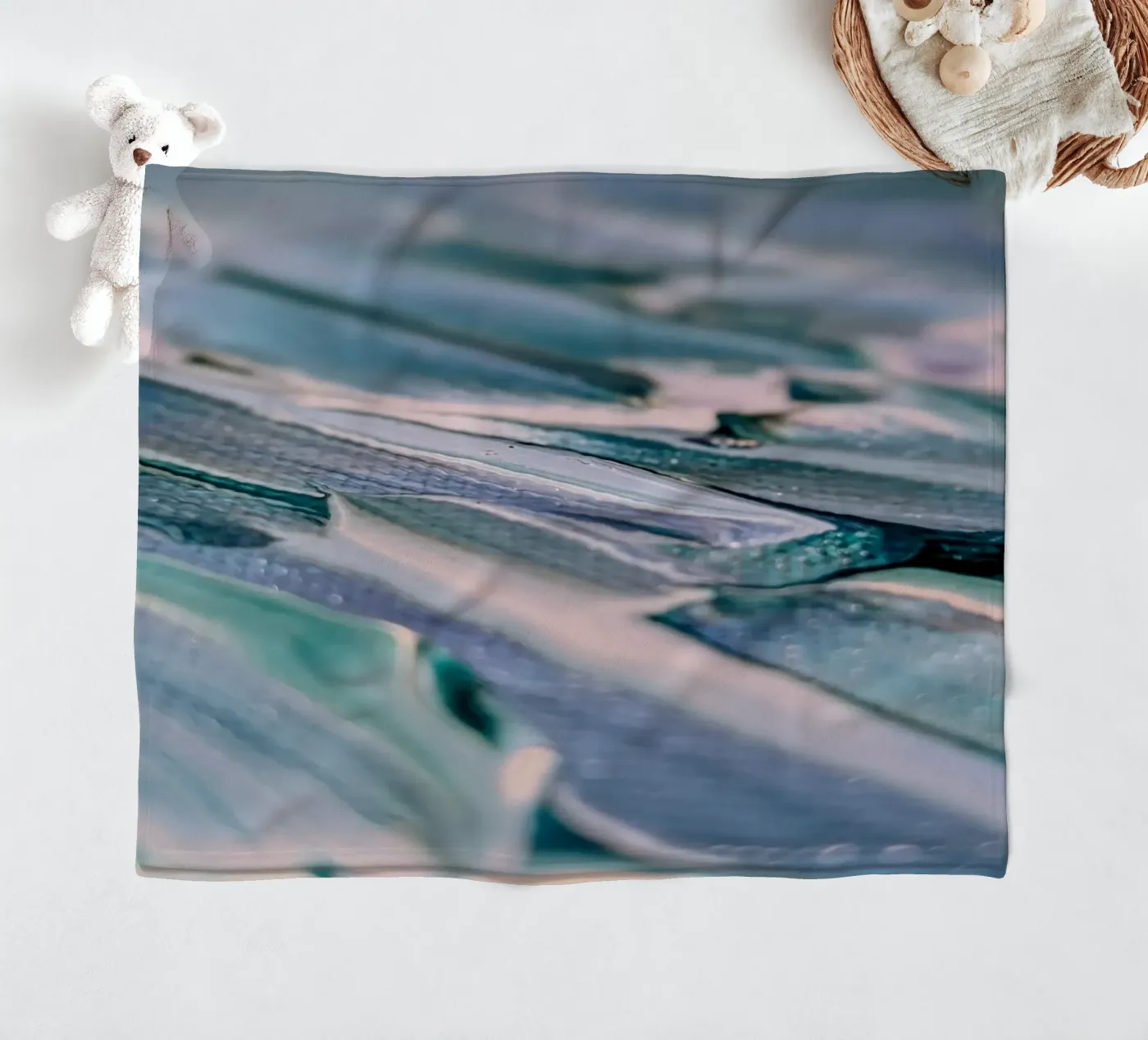 Ocean Texture Fleecedecke von Pia