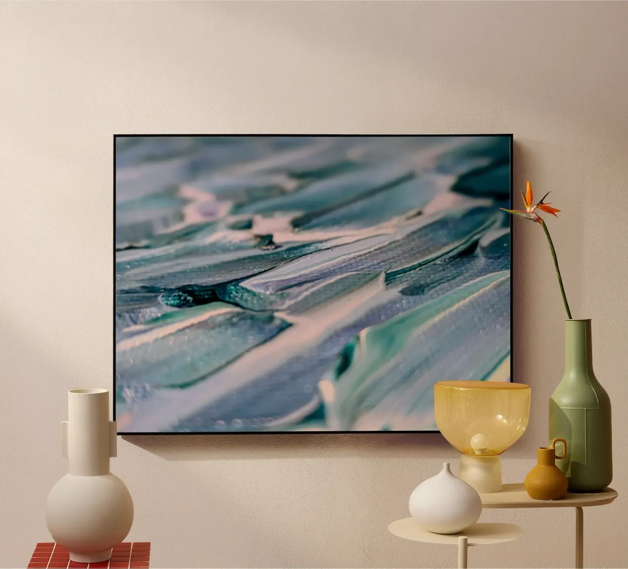 Ocean Texture acrylic glass by Pia