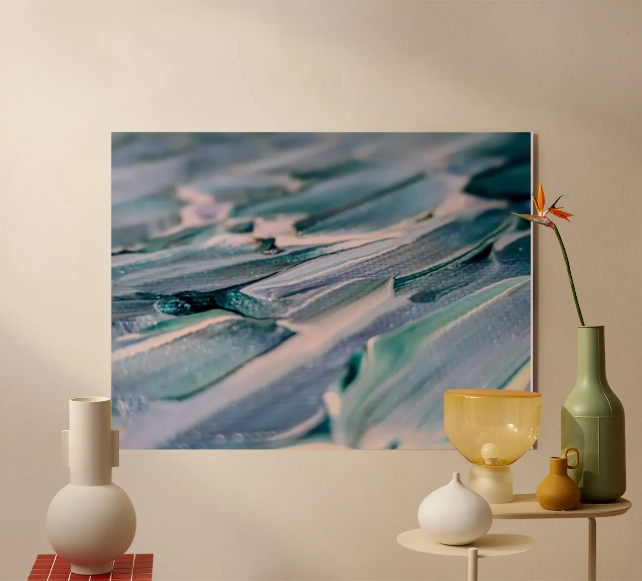 Ocean Texture acrylic glass by Pia