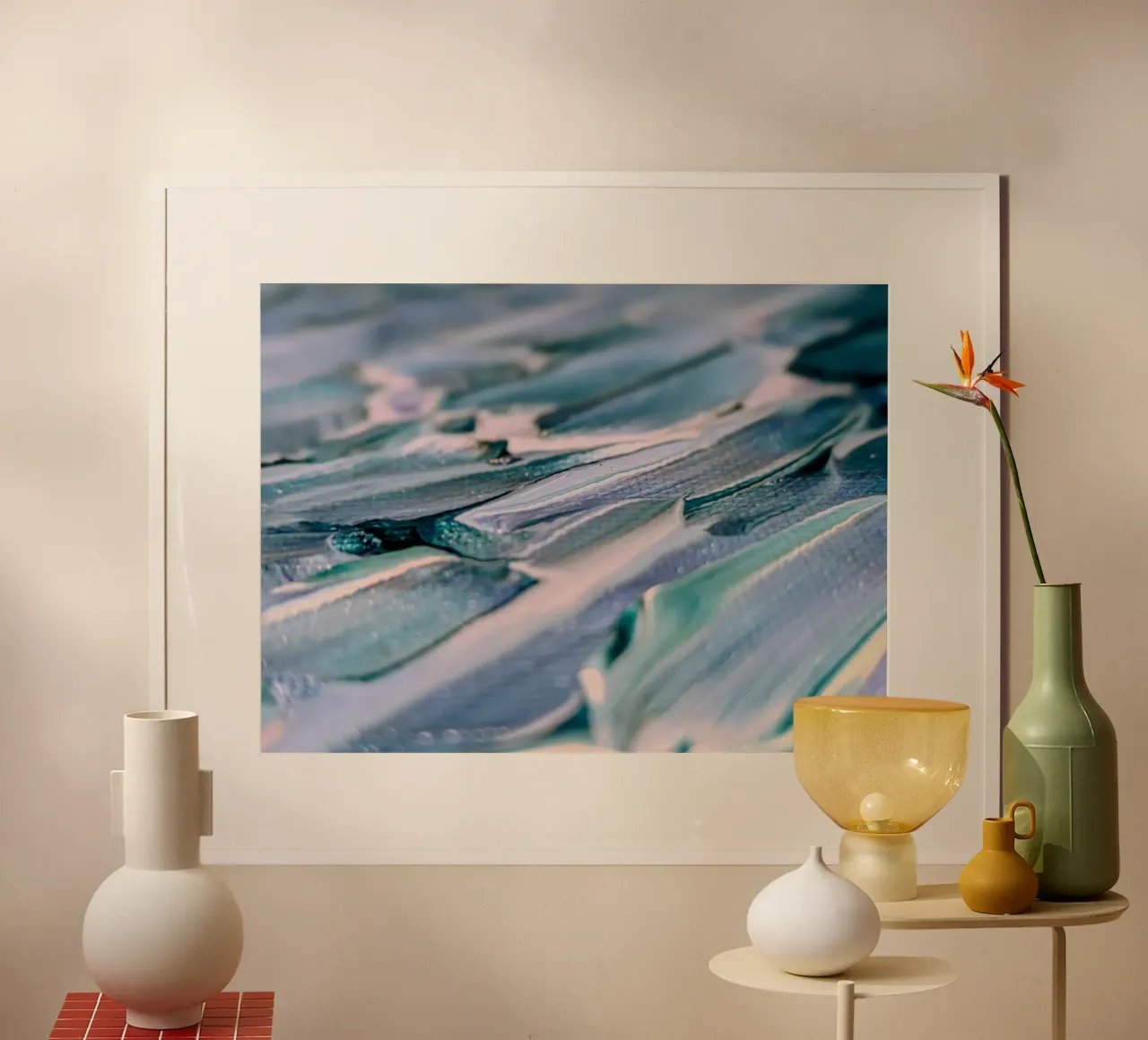 Ocean Texture poster by Pia