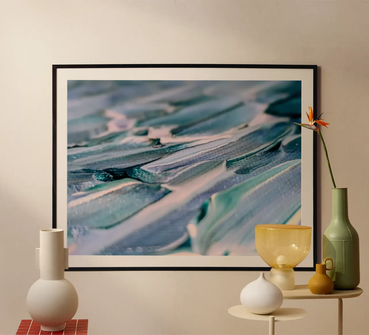 Ocean Texture poster by Pia