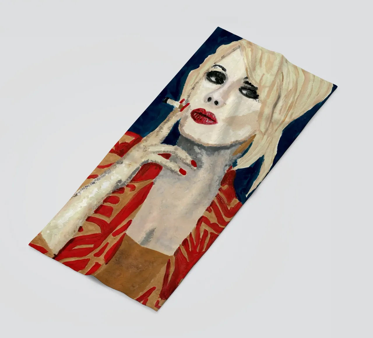 Patsy in blu Aia telo mare da Interior Edit & House Staging