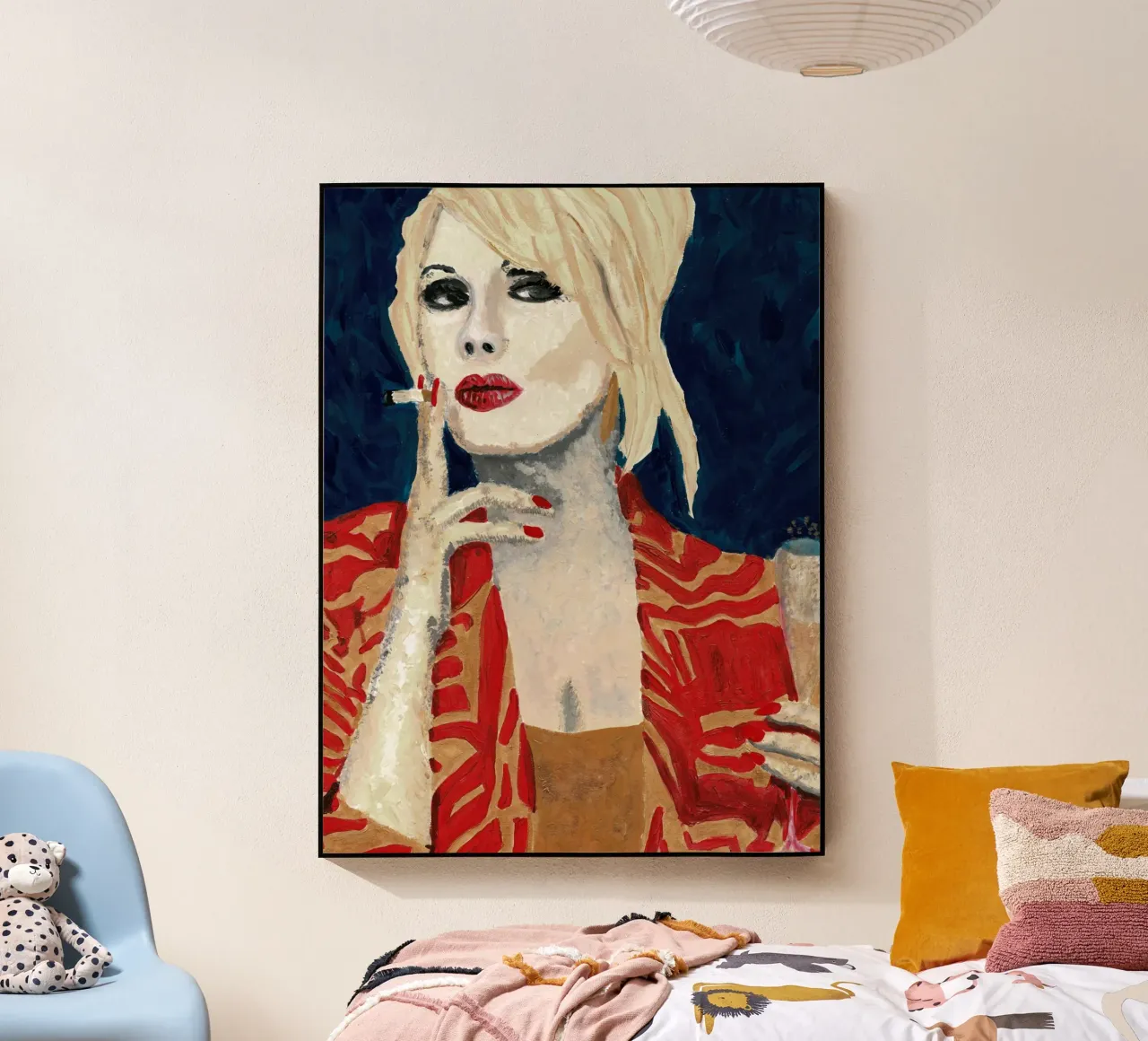 Patsy in blu Aia plexiglass da Interior Edit & House Staging