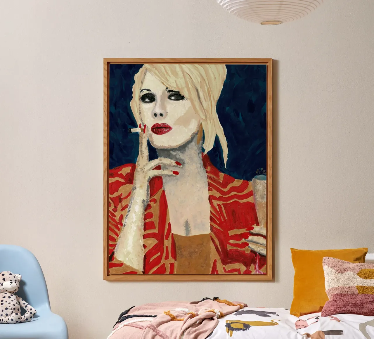 Patsy in blu Aia pannello forex da Interior Edit & House Staging