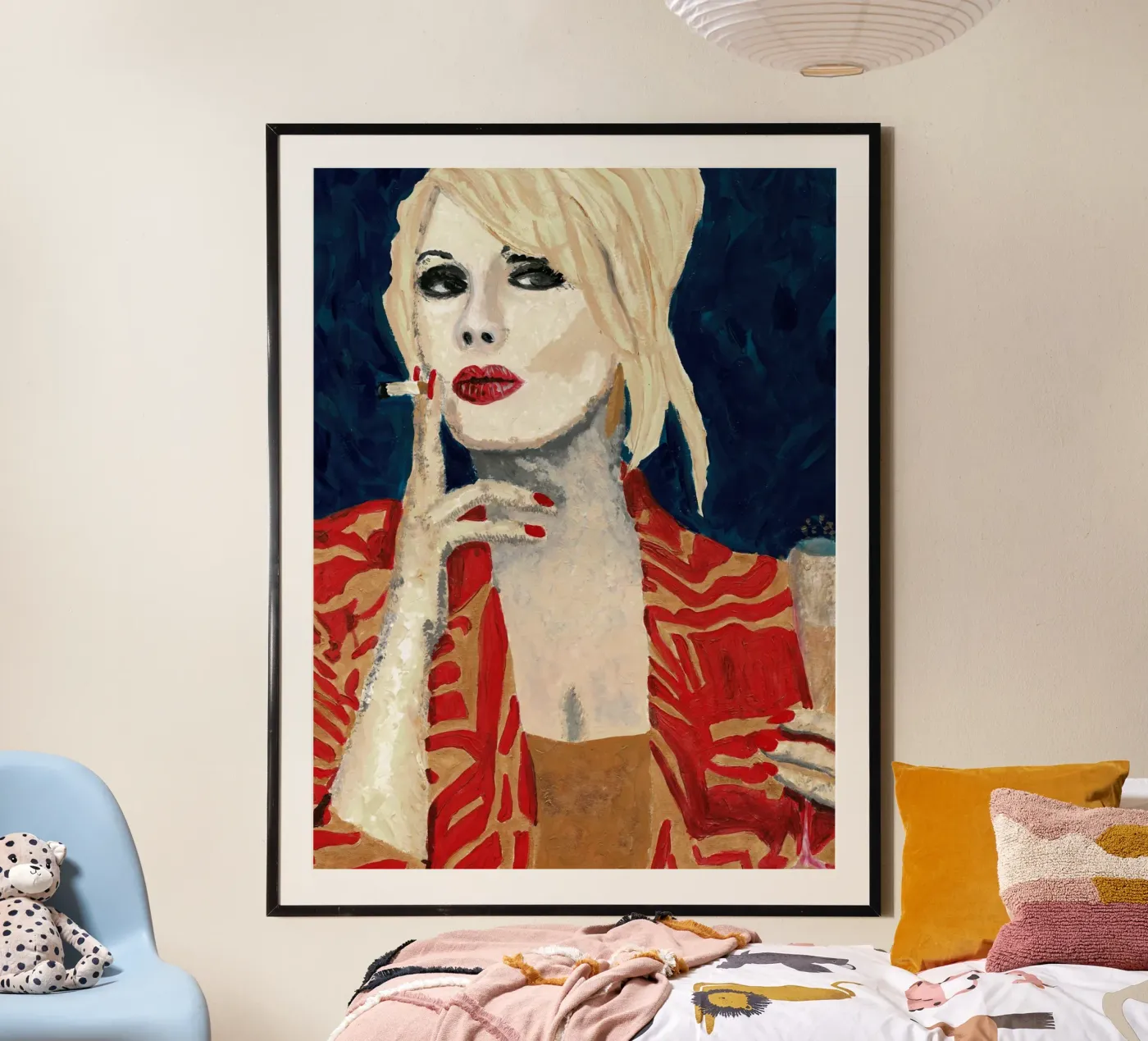 Patsy in blu Aia poster da Interior Edit & House Staging