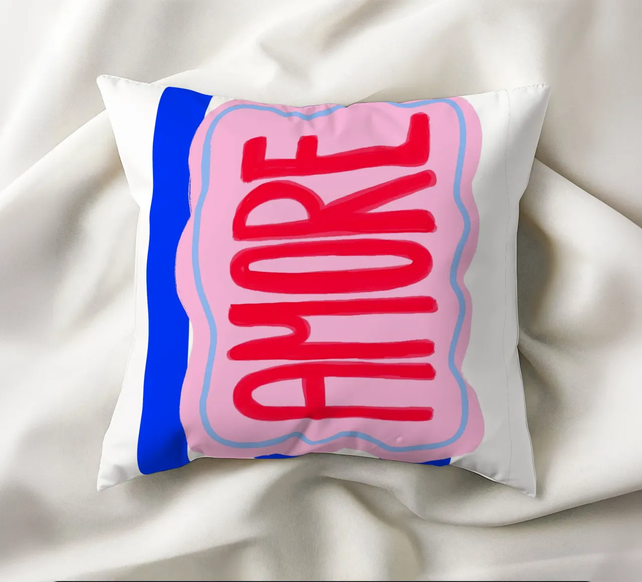Amore stripes cuscino da Hej Ibiza by Ute Arnold