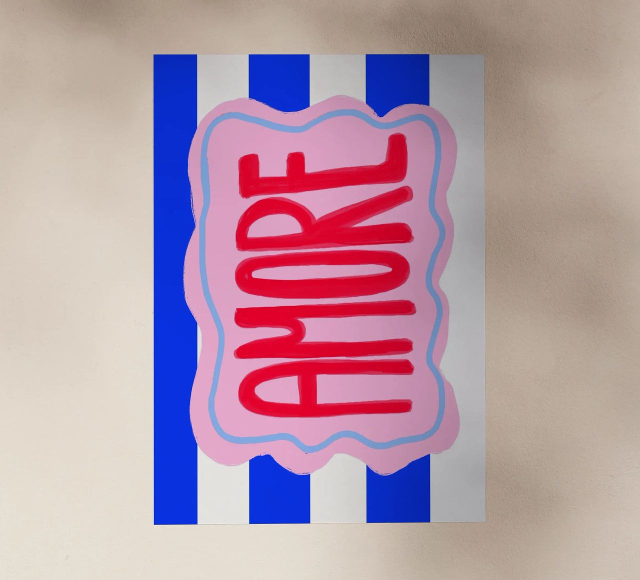 Amore stripes pellicola backlit da Hej Ibiza by Ute Arnold