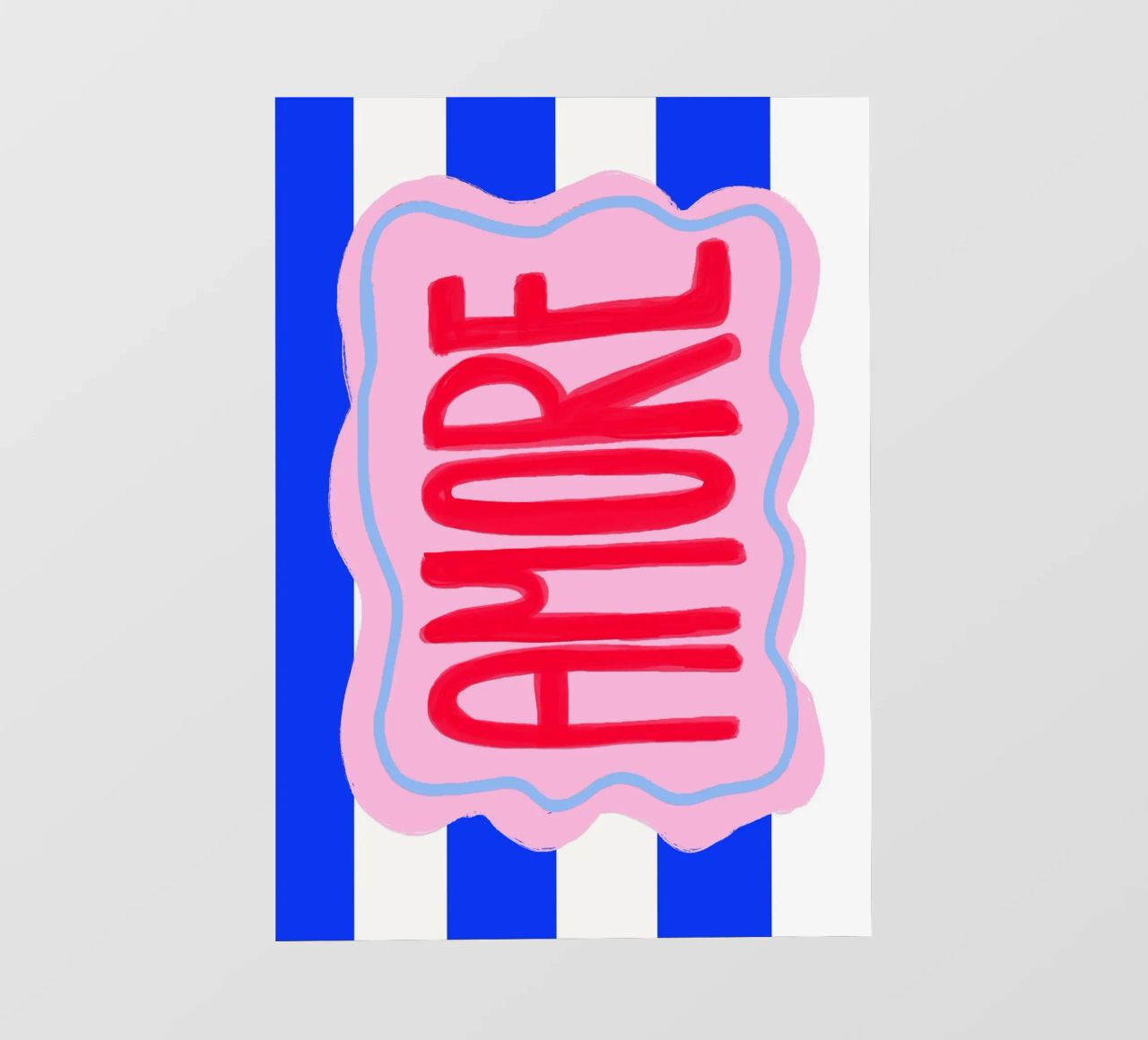 Amore stripes pellicola backlit da Hej Ibiza by Ute Arnold