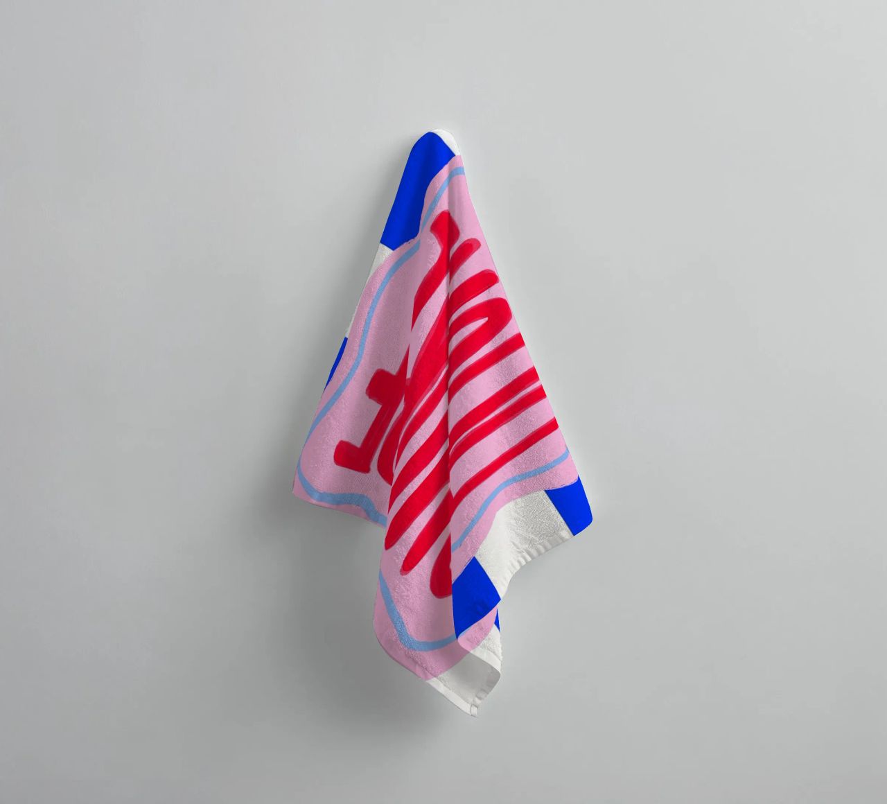 Amore stripes asciugamano da bagno da Hej Ibiza by Ute Arnold